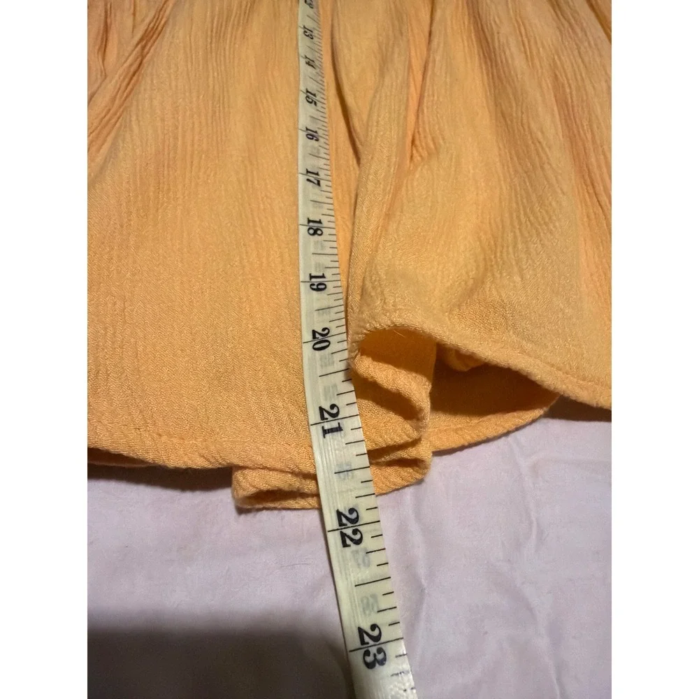 Rip Curl Mustard Yellow Crochet Lace Boho Flowy Top GSHCU7 Large - Picture 4 of 4